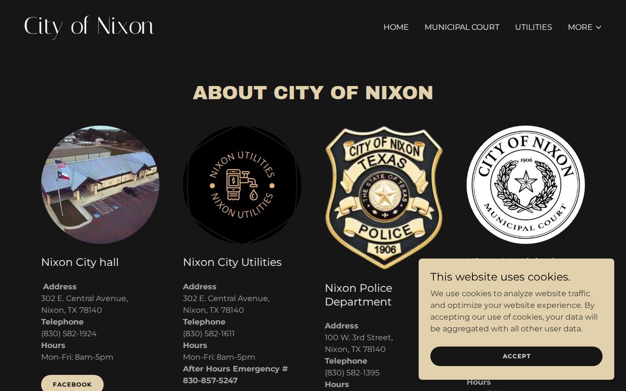 Nixon Municipal Court contact information and hours