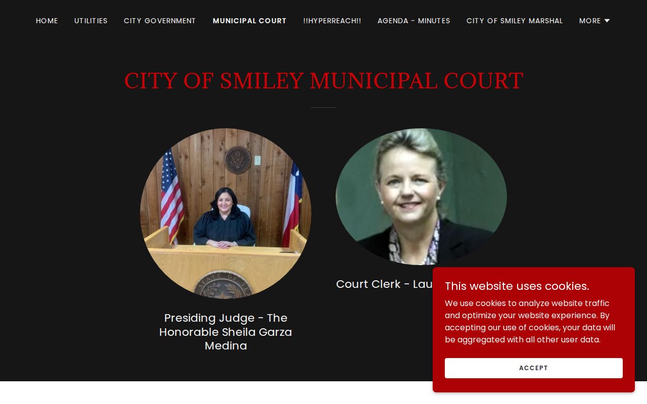 Smiley Municipal Court schedule and appearance channels