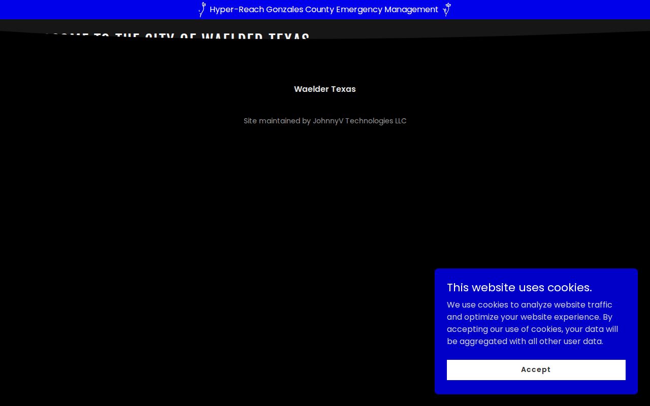 Official Waelder Municipal Court webpage